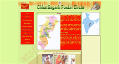 Desktop Screenshot of cgpost.gov.in